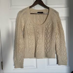 The Limited braided sweater